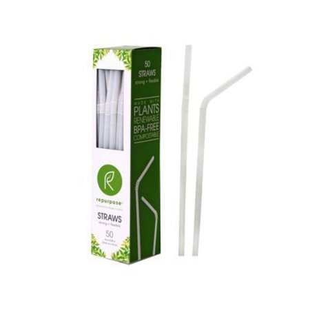 REPURPOSE 50CT Compostable Straws RPR.STR50.MP20